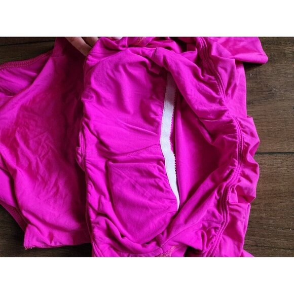 Trina Turk Key‎ Solids Off the Shoulder Bandeau Ruffle One Piece Swimsuit - Picture 5 of 8